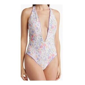 Maaji Dunes Nude Tiky Reversible One-Piece Swimsuit Size Medium